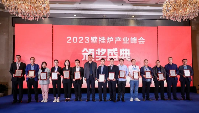 庆东纳碧安西北大区总监毕明慧上台领奖（左一）