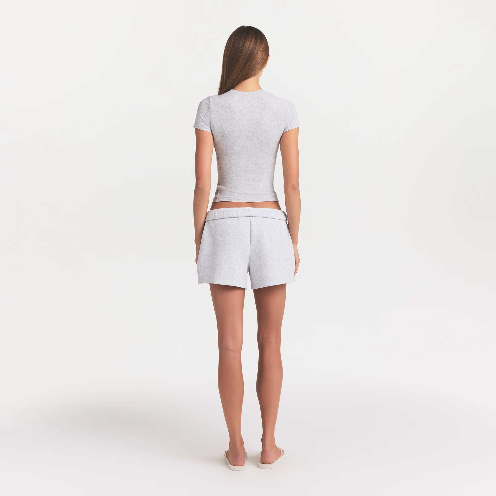 COTTON JERSEY T-SHIRT | LIGHT HEATHER GREY