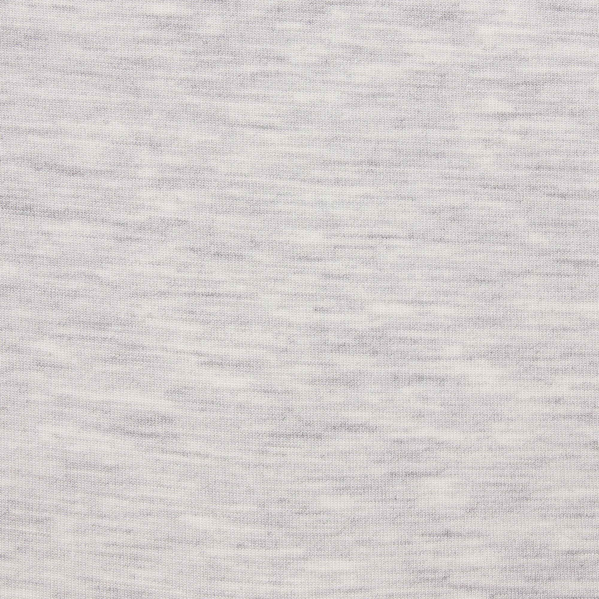 COTTON FLEECE SHRUNKEN CARDIGAN | LIGHT HEATHER GREY